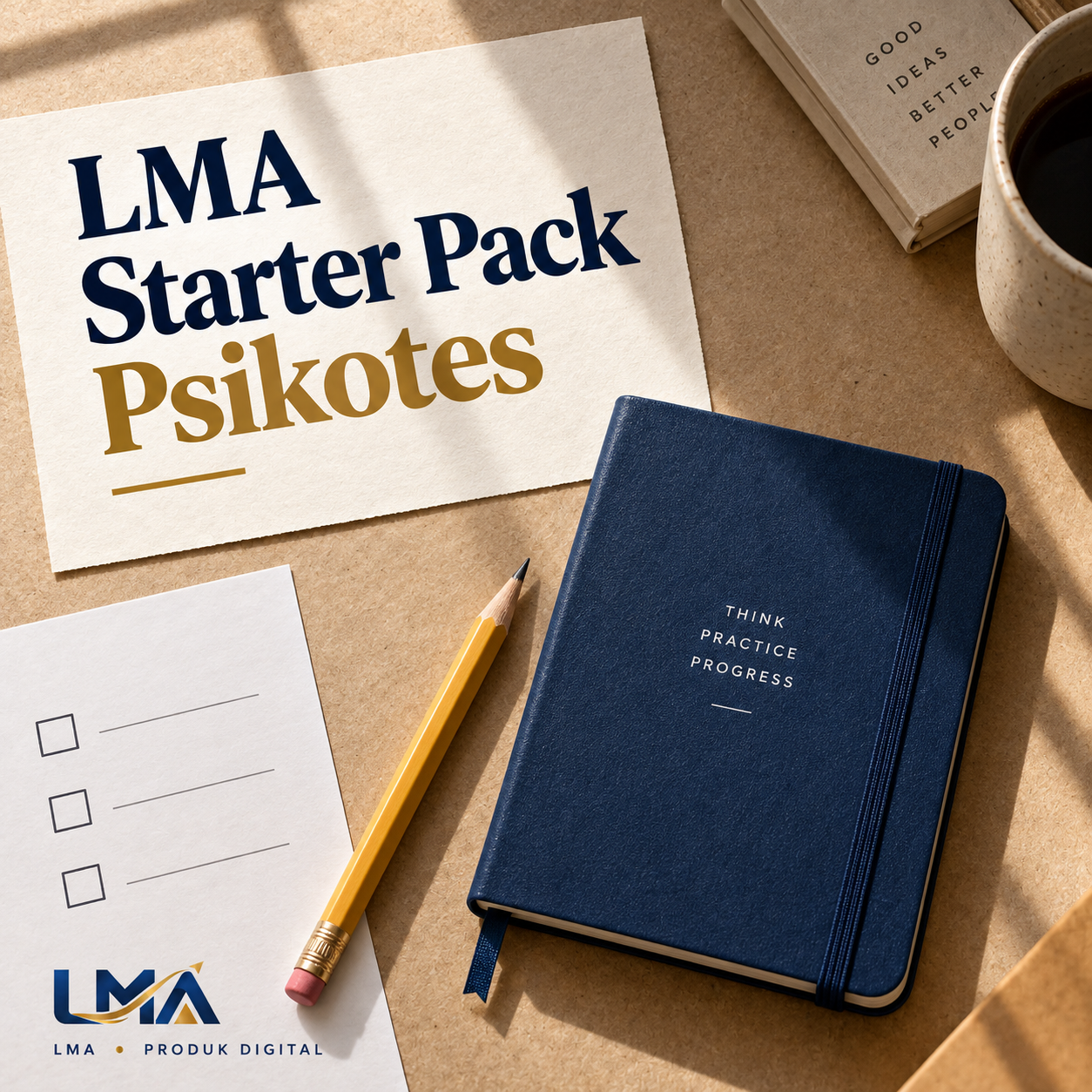 LMA Starter Pack Psikotes, materi digital untuk memulai persiapan